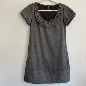 Gap Stretch Gray Short Sleeve Dress Size 2